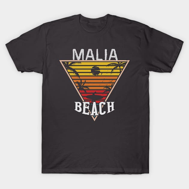 Beach happiness in Malia T-Shirt by ArtMomentum